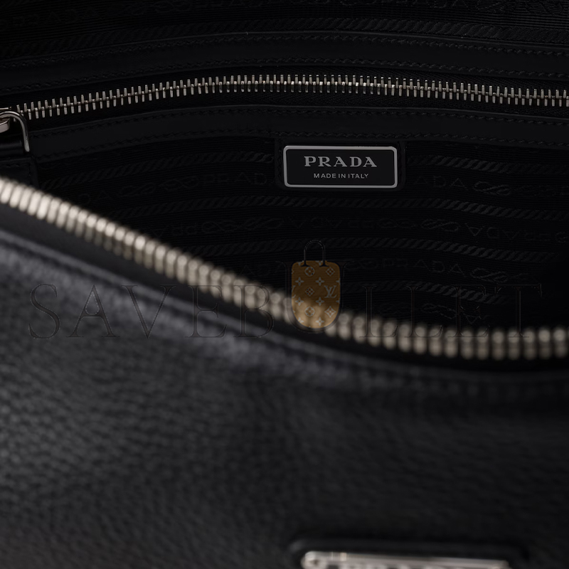 PRADA LARGE LEATHER SHOULDER BAG 2VH185 (43*32*18cm)